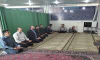 برگزاری مراسم زیارت عاشورا به مناسبت شهادت خادم الرضا ( ع ) ، آیت الله سید ابراهیم رئیسی و هیئت همراه